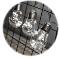 Led Christmas Lights 5M/8M 10/20Bulb G45 Globe Festoon Bulb With Copper Wire Fairy Light Solar Powered Party Ball String Lamps----warm white 8m20bulbs. 