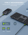 Seenda Wireless Bluetooth Keyboard and Mouse Combo Multi-Device Rechargeable Slim Keyboards and Mice for Win MacBook Pro Air.