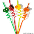 3D Fruit 4Pcs Straw for Kids & Party Decoration Colorful Fruit Style Straw/Reusable Straws Smoothie Drinking Straws for Milkshakes- Gadget Biz. 