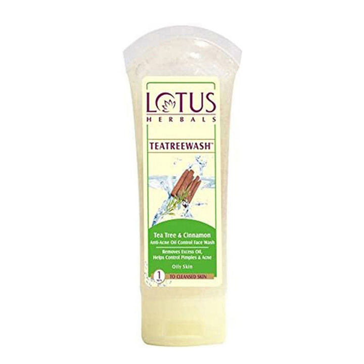 Lotus Herbals TEATREEWASH Tea Tree Absolute Oil Control Face Wash 120 gm