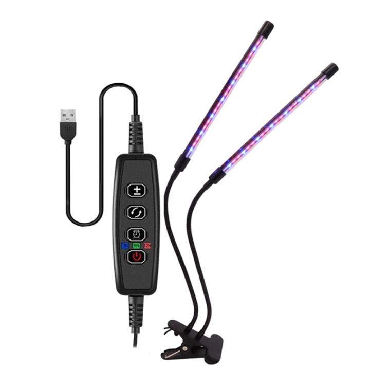 USB LED Plant Grow Light Indoor Garden Dimmable Levels Grow Light Full ...
