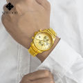 WWOOR Top Brand Watches Men Stainless Steel Business Date Clock Waterproof Chronograph Watch Men Luxury Sports Quartz Wristwatch 8844. 