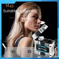 M45 TWS Wireless Earbuds Mecha Display Gaming Bluetooth Headset. 