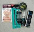 5 pis combo eyeconik kalol, setting spray, primer,,w7 loss powder and 2 pis pop,,,total 5 pis ... 