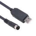 1761-cbl-pm02 USB DB9 to 8 Din RS232 Serial Programming Cable for Allen Bradley PLC 1000 1100 1200 1400 1500 Series. 