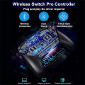 Wireless Gamepad Double Vibration One key awake up Bluetooth Controller With NFC 6 Axis Gyro Joystick For Nintendo Switch Pro. 