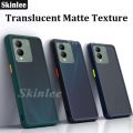 Phone case For Vivo Y17S Back cover Transparent Soft Edge Matte Silicone Frame Hard Clear Protecive Back Cover For Vivo Y17S cover cases.