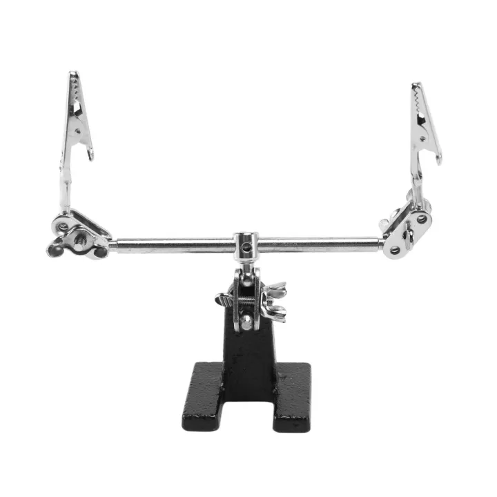 2X Third Hand Soldering Iron Stand Clamp Helping Hands Clip Tool PCB Holder al Circuits Hobby