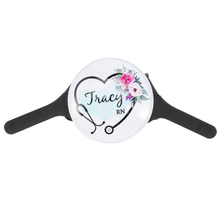 Stethoscope%20Name%20Tag%20Nursing%20Gifts%20Nurses%20Supplies%20Nurse's%20Day%20ID%20Card%20Identification%20Clip%20Tags%20Personalized%20Crystal%20Holder%20-%20Image%203