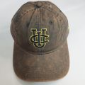 IOU Logo Denim Wash Fabric Cap/ Hat Premium.
