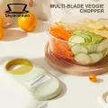 Veggie Chopper with Removable Cutting Board Efficient Veggie Chopper Slicer for Home Multifunctional Food Cutter with Removable Blade Hand Guard 3 Years Experience on Platform Master Chef Vegetable. 