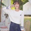 Cat Fish Printed Loose Cotton Full Sleeve Tshirt For Winter. 