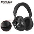 Bluedio T7 wireless headphone Active Noise Cancelling Bluetooth Headphone User-defined headset for cell phones - Black.