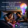 Smart LED Bulb 10W RGB+CCT with App Control, Bluetooth/Tuya Compatible, Dimmable Home Lighting Al-Raj Lighting.