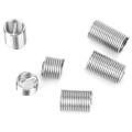 60pcs M9*1.25 Coiled Wire Thread Repair Insert Stainless Steel Thread Screws Sleeve Set.