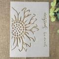 Stencil for Wall & Fashion Painting Template 10in by 8in..