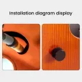 Cello Wolf Tone Eliminator, Cello Mute With Built-in Soft Paper Cloth, Internal Damping System, Magnetic Suction Design Cello Mute. 
