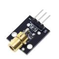 LASER CIRCUIT Board Module DC 5V 5mW 650nm 3 Pin RED Dot Laser Diodes Module Copper Head Adjustable Red Laser Dot Diode Circuit Mini Laser Module.