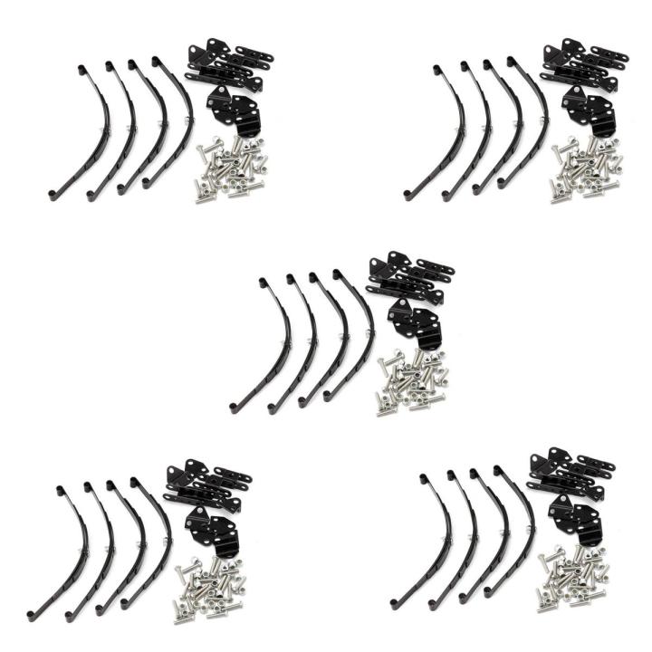 Set Balestre In Metallo Nero Per Telaio HighLift Per RC4WD D90 - Ricambi E Upgrade Per Auto RC Crawler 1/10 - 3