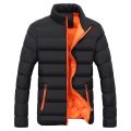 Fleece Parka Coat Mens Winter Thick Cotton Outwear Men Fashion Jacket Male Stand Collar Casual Clothing Casual Zipper Coat. 