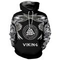 Classic brand design hoodies Beautiful Viking 3D Printed Sweatshirt Popular Unisex hoodie Viking Odin Tattoo jacket Streetwear.