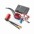S2838 2838 3200kv 3600kv 3800kv 4500kv Brushless Motor & 35a Brushless Esc For 1/14 1/16 Hsp/xas/wltoys Rc Car Truck color:3200KV. 
