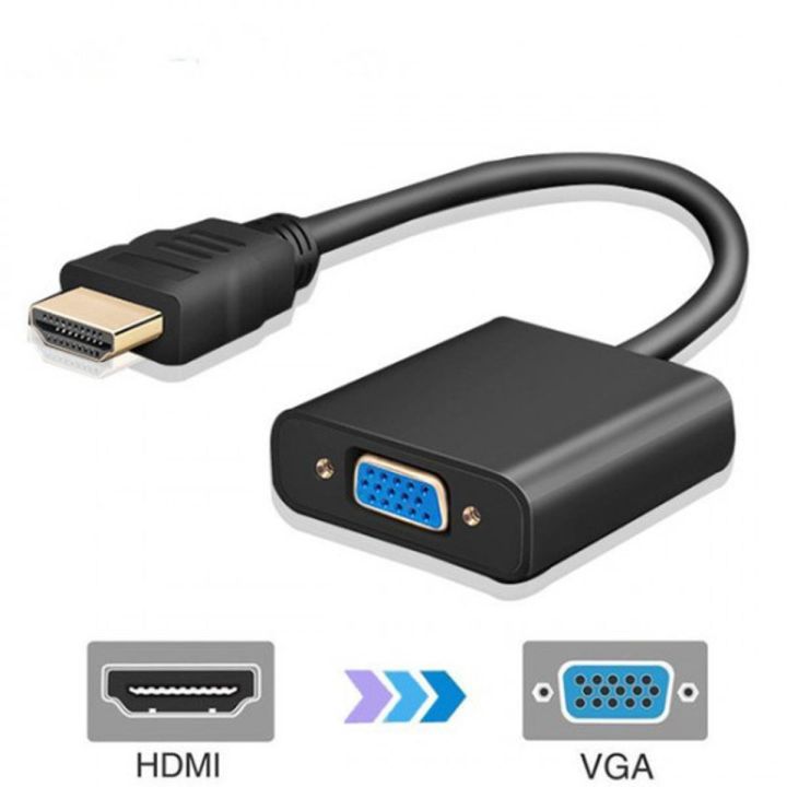 HDMI Male to VGA Female Video Cable Cord Converter Adapter For PC HDTV TV 