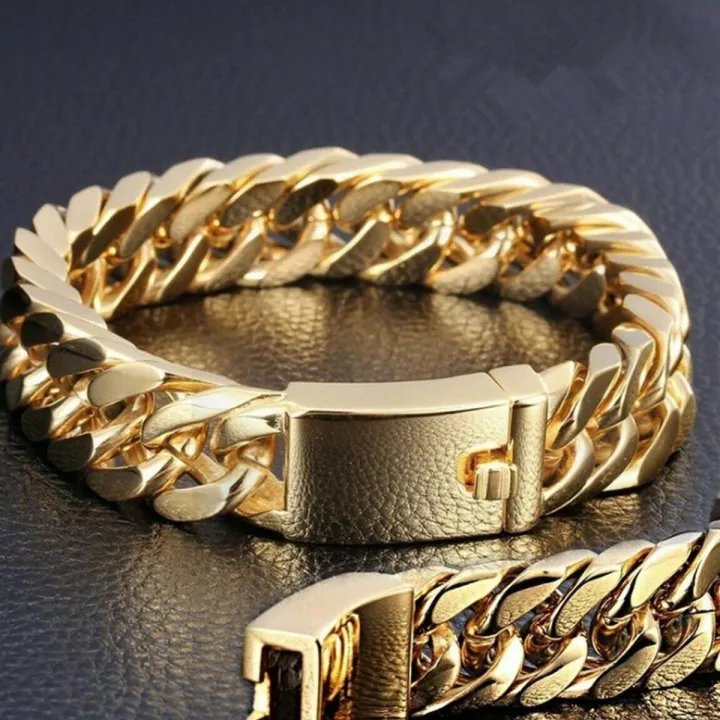 Men's Powerful Stainless Steel Bracelet | Daraz.com.bd