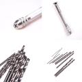 Mini Micro Aluminum Hand Drill With Keyless Chuck +10x Twist Drills Rotary Tools Encounter. 