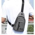 Follow my shop minus 2 RM Beg galas lelaki USB interface small backpack man bag Leisure Sports Chest Bag Shoulder Messenger Bag. 