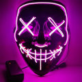 Halloween Joker Jaw Skull Helmet Halloween Horror Scary Cosplay Musk Party Decor Skull Terror Ghost Face LED Luminous Mask.