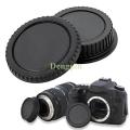 Front Body Cap Rear Lens Cap For Canon All Dslr Camera.