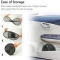 4Pcs Universal Size 25.59X14.96 Inch Car Sun Shade for Side Window with Suction Cups for Baby Kids and Pets. 