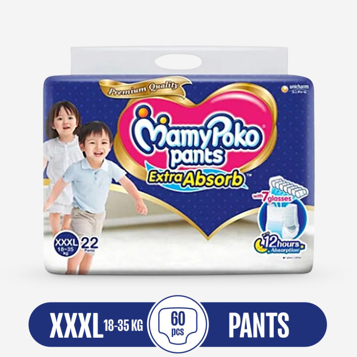 MamyPoko (XXXL) Pant Diaper (18 - 35 kg)- 22 Pcs