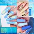 MEET ACROSS 12PCS/Set Pink Glitter Gel Nail Polish Macaron Blue Semi Permanent Nail Art Gel Varnish Spring Summer Manicure Kits. 