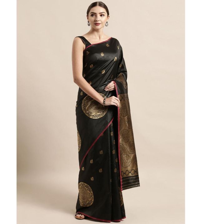 Glamour & Glorious Marvelous Gorgeous New Design High Quality Printed Silk Saree With Gorgeous Blouse Piece for Woman - 30