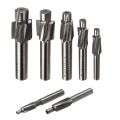 Countersunk head milling cutter , 7Pcs M3-M12 Counterbore Milling Cutter Speed Steel Pilot Slotting Tool End Mill Slot Drill Bit Set.