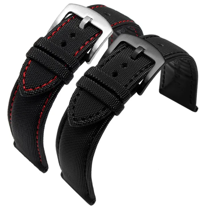 20mm%2022mm%2024mm%20Nylon%20Leather%20Watchband%20For%20Tudor%20Black%20Shield%20Breitling%20Tissot%20Starfish%20Men%20Women%20Canvas%20Fabric%20Watch%20Strap%20-%20Image%206