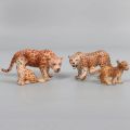 Realistic Wild Forest Animals King Lion Tiger Leopard Action Figures Figurines Collection For Children Education Toy Gift. 