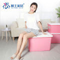 Small phary toy plastic 30L transparent large moving storage miscellaneous sorting box. 
