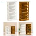 1:12 Scale Display Rack 1/12 Dollhouse 5 Tier Bookcase for Micro Landscape. 