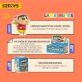 52TOYS Blind Box Crayon Shin-chan Daily Life Series 3, 1PC Cute Figure Collectible Toy Desktop Decoration.