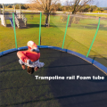 12 PCS Trampoline Pole Foam Sleeves, Trampoline Padding Replacement, Sponge Trampoline Protective Sleeves Foam Tubing Black. 