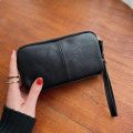 Genuine Leather Women's Handbag 2023 New Zipper Fashion Trend Grab Bag Wholesale Top Layer Cowhide Simple Wallet Crossbody Bag.