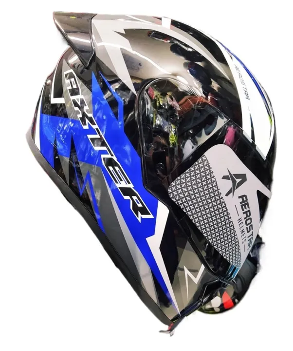 AEROSTAR AXTER Full Face Helmet ISI And Dot Certified for Men