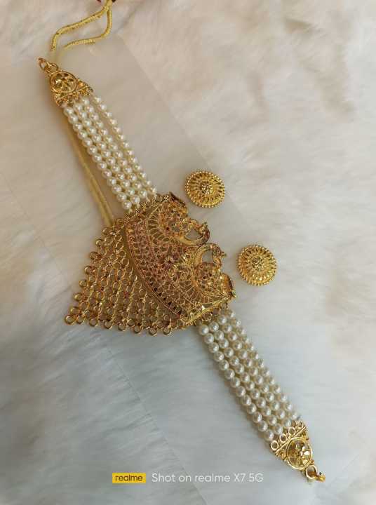 New South Indian New Puthi Goldplated Necklace For Women
