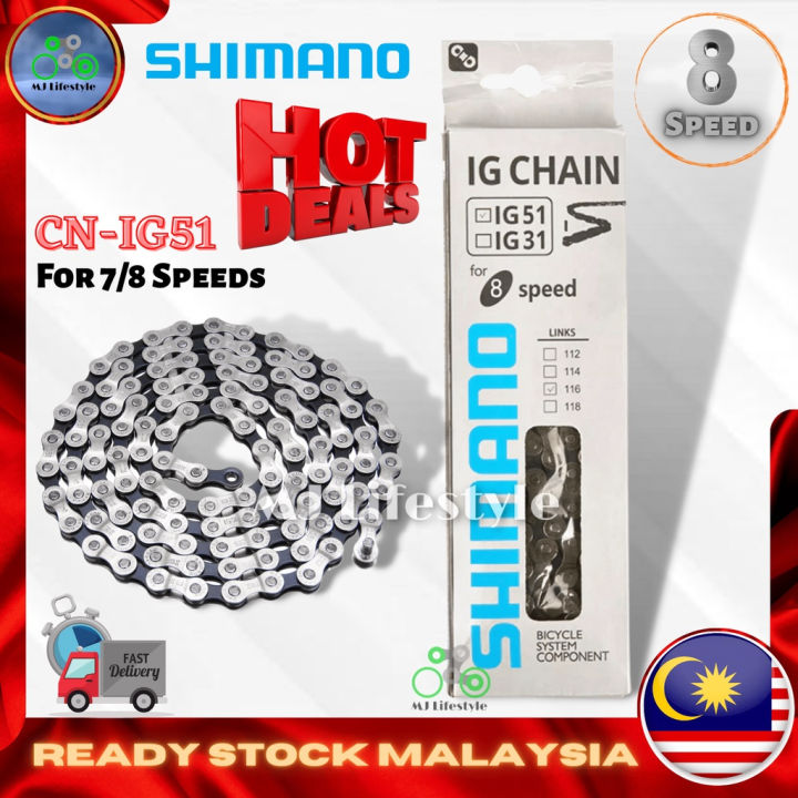 Bicycle%20Bike%20chain%20SHIMANO%20cycle%20chain%20SHIMANO%20iG%20chain%20for%207/8/%20speed%20-%20Image%202