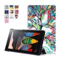 printed case for lenovo tab3 7 essential stand folding PU leather cover for Lenovo tab 3 7.0 710 710F tablet capa. 