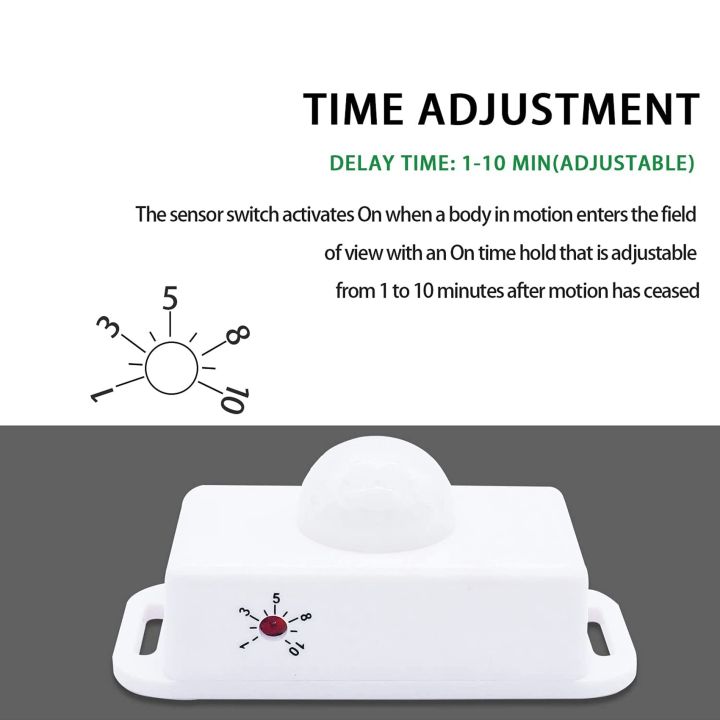 DC%2012V%2024V%20PIR%20Motion%20Sensor%20Function%20Controller%20LED%20Switch%20Infrared%20Switch%20Motion%20Timer%20White%20for%20LED%20Strips%20-%20Image%203