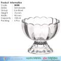Crystal Clear Glass Ice Cream/Dessert Bowl Set (6 Pieces) OLiLA N008. 